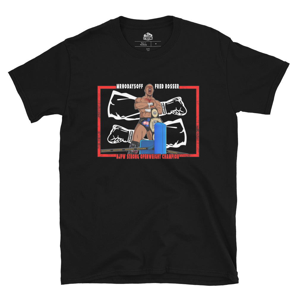 Fred Rosser NJPW Strong Champion T-Shirt PW Catalog