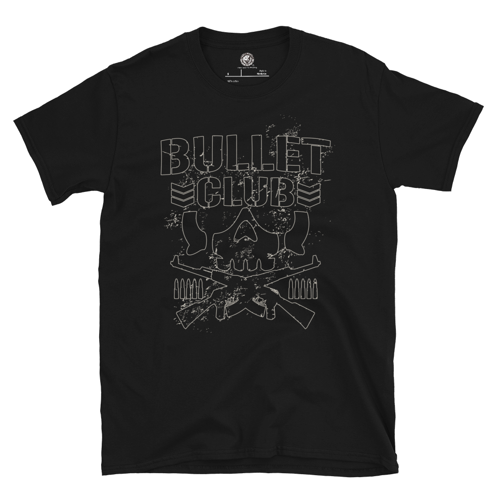 Bullet Club Outline T-Shirt T-Shirt PW Catalog