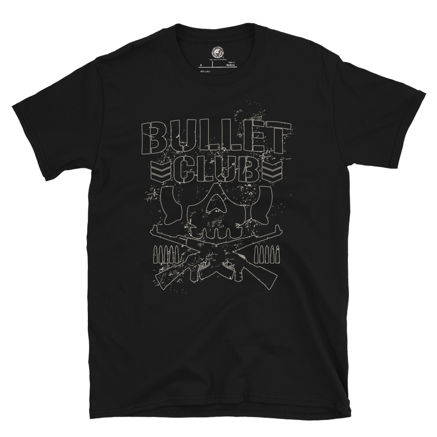 Bullet Club Outline T-Shirt T-Shirt PW Catalog