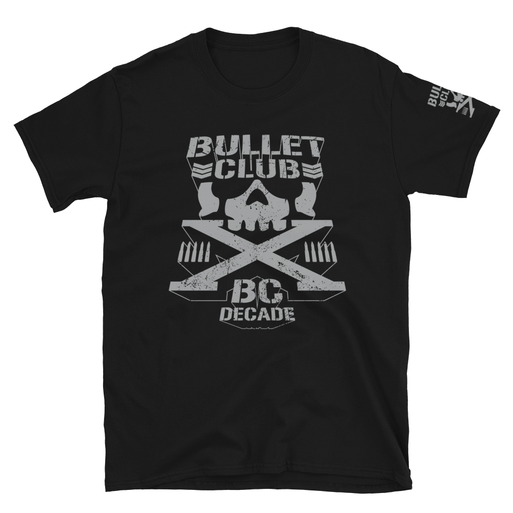 Bullet Club Decade T-Shirt (Silver and Black) T-Shirt PW Catalog