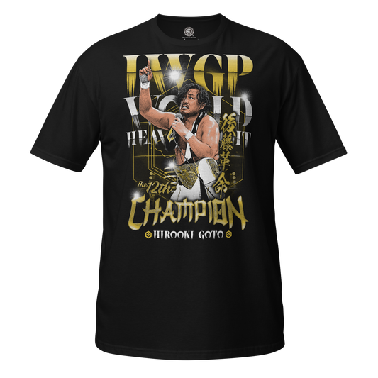Hirooki Goto - 12th IWGP Champion T-Shirt T-Shirt PW Catalog