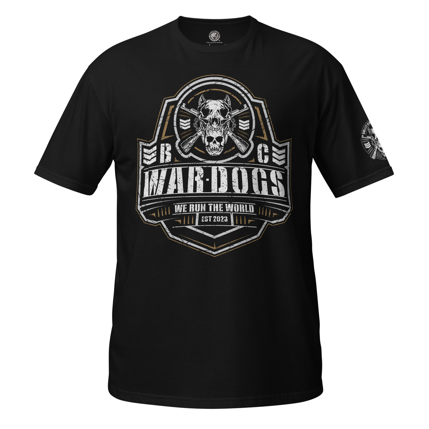 War Dogs - We Run the World T-Shirt (Black x Gold) T-Shirt PW Catalog