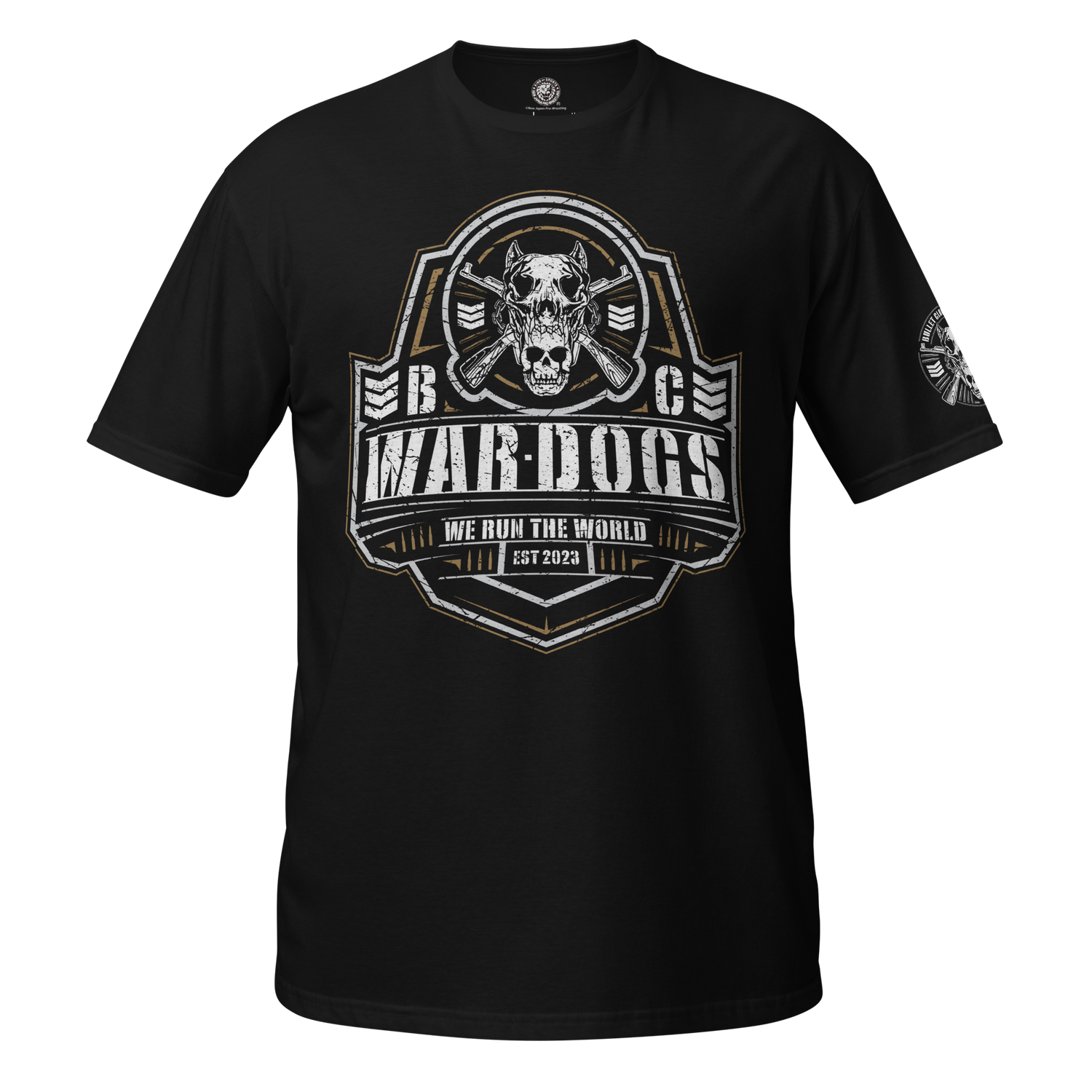 War Dogs - We Run the World T-Shirt (Black x Gold) T-Shirt PW Catalog