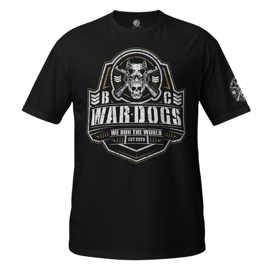 War Dogs - We Run the World T-Shirt (Black x Gold) T-Shirt PW Catalog