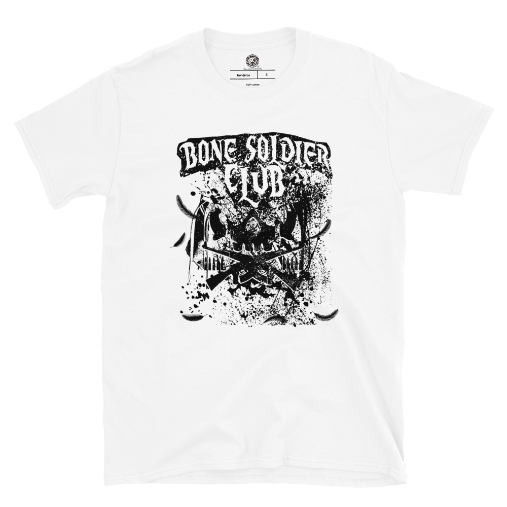 Taiji Ishimori - "BONE SOLDIER CLUB" 2022/white x black T-Shirt PW Catalog