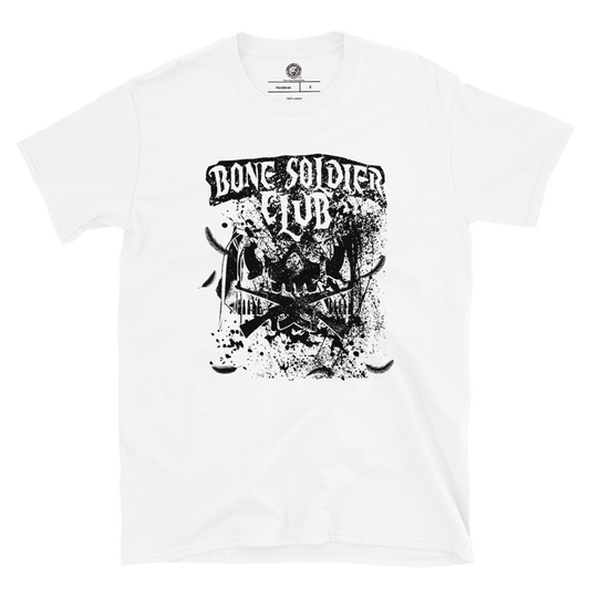 Taiji Ishimori - "BONE SOLDIER CLUB" 2022/white x black T-Shirt PW Catalog
