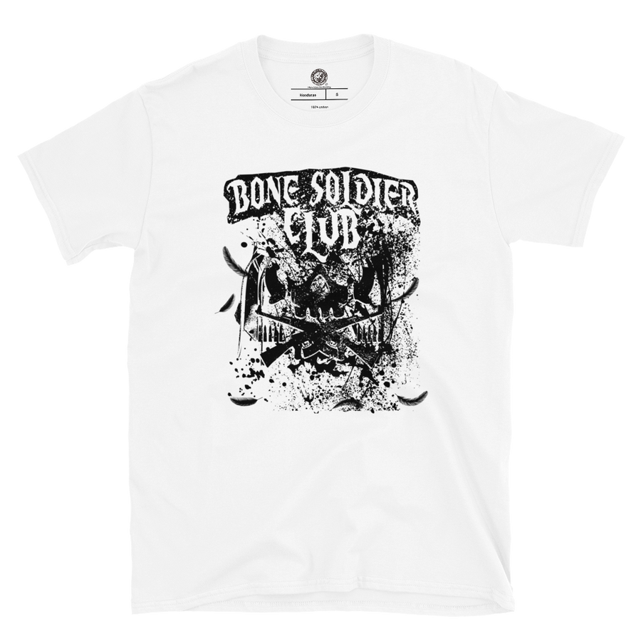 Taiji Ishimori - "BONE SOLDIER CLUB" 2022/white x black T-Shirt PW Catalog