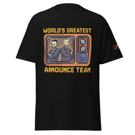 Tom & Matt "World's Greatest Announce Team" T-Shirt T-Shirt PW Catalog