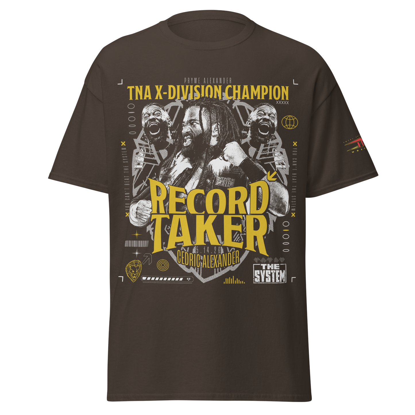 Cedric Alexander "Record Taker" T-Shirt T-Shirt PW Catalog