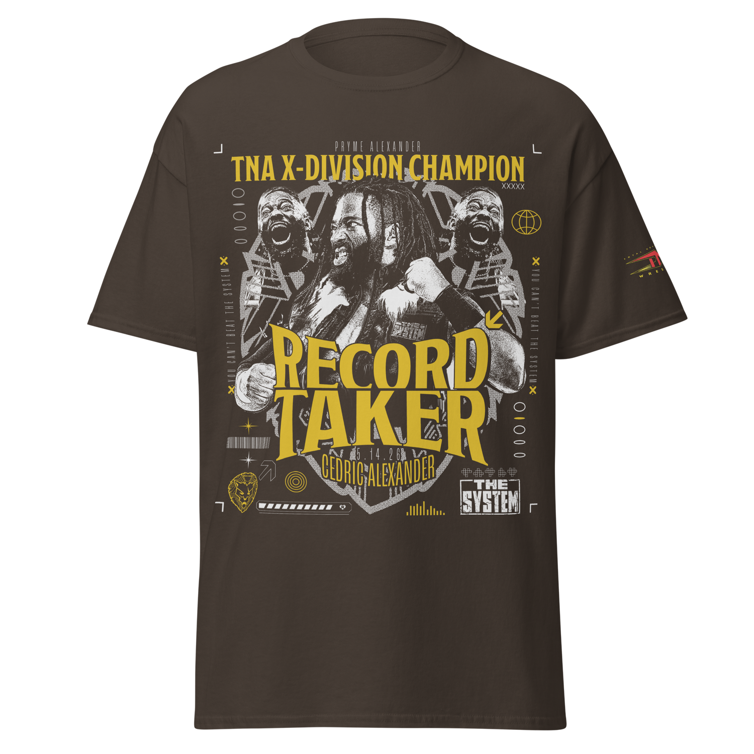 Cedric Alexander "Record Taker" T-Shirt T-Shirt PW Catalog