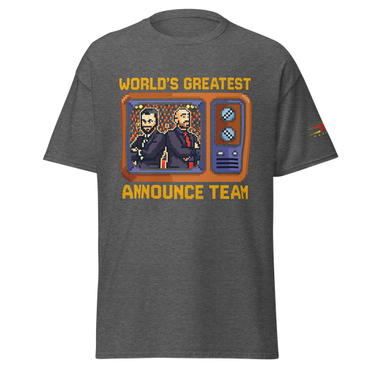 Tom & Matt "World's Greatest Announce Team" T-Shirt T-Shirt PW Catalog