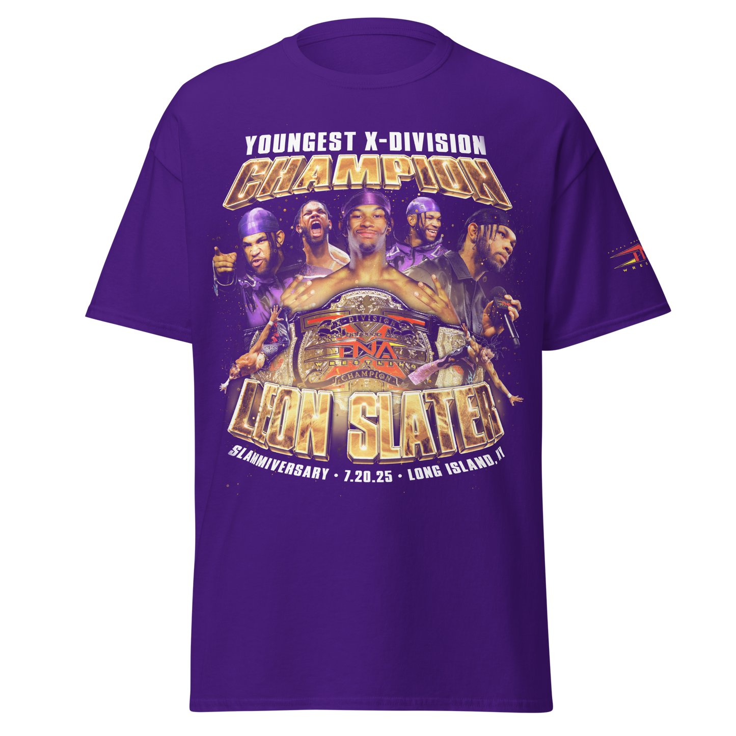 Leon Slater "X Division Champion" T-Shirt T-Shirt PW Catalog