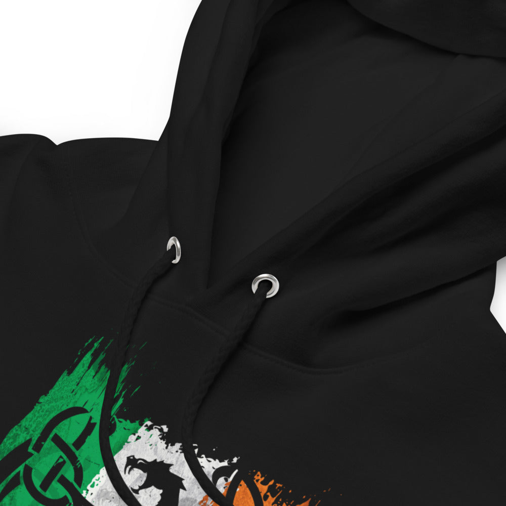 [Color:Black] Sheamus "Celtic Dragon" Pullover Hoodie Sweatshirt