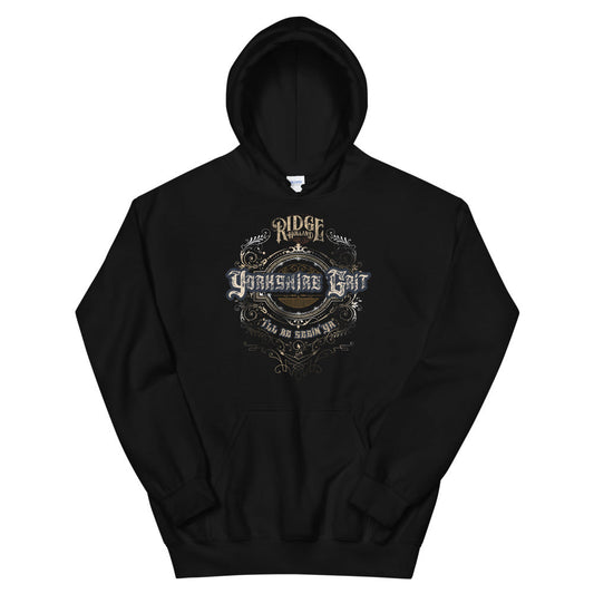 [Color:Black] Ridge Holland "Yorkshire Grit" Pullover Hoodie Sweatshirt
