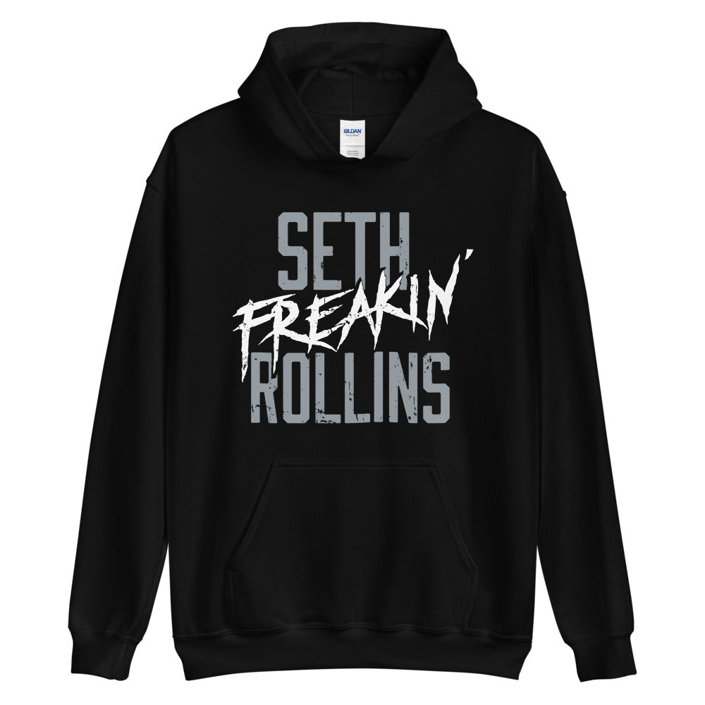 [Color:Black] Seth "Freakin" Rollins Pullover Hoodie Sweatshirt