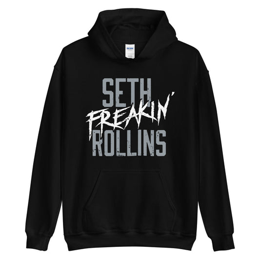 [Color:Black] Seth "Freakin" Rollins Pullover Hoodie Sweatshirt