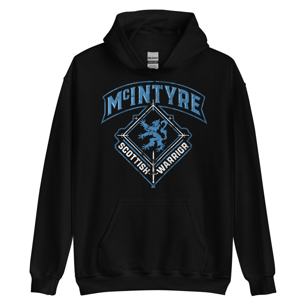 [Color:Black] Drew McIntyre "Scottish Warrior" Black Hoodie Sweatshirt