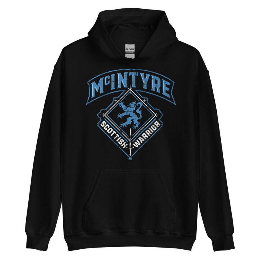 [Color:Black] Drew McIntyre "Scottish Warrior" Black Hoodie Sweatshirt