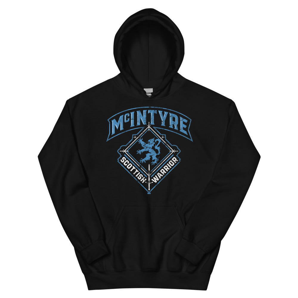 [Color:Black] Drew McIntyre "Scottish Warrior" Black Hoodie Sweatshirt