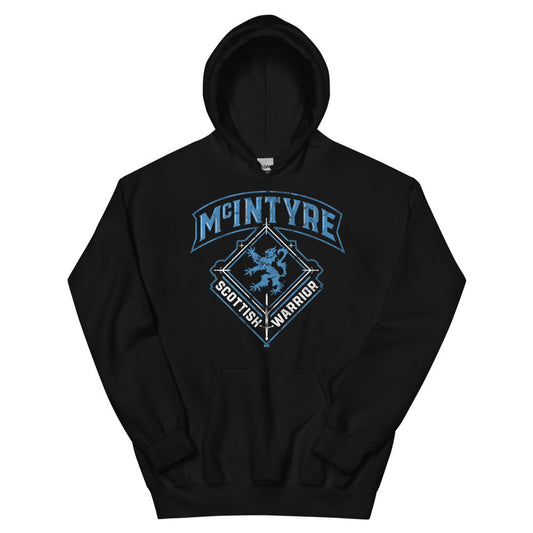 [Color:Black] Drew McIntyre "Scottish Warrior" Black Hoodie Sweatshirt