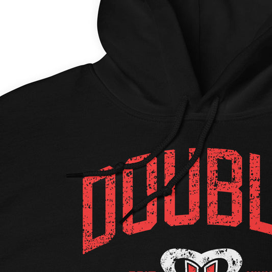 [Color:Black] Bella Twins "Double Trouble" Pullover Hoodie Sweatshirt
