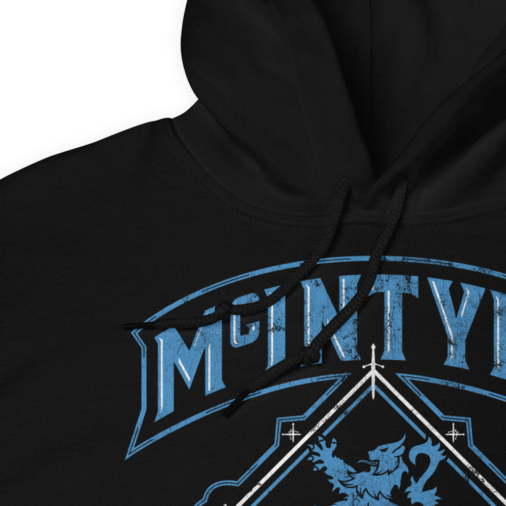 [Color:Black] Drew McIntyre "Scottish Warrior" Black Hoodie Sweatshirt