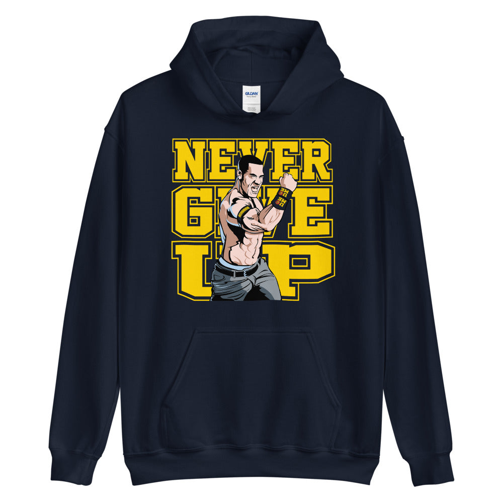John Cena "Never Give Up" Pullover Hoodie Sweatshirt