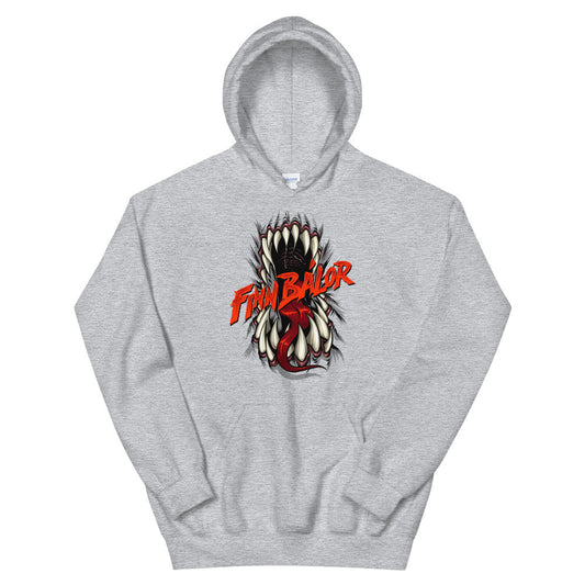 [Color:Sport Grey] Finn Balor "Demon Teeth" Pullover Hoodie Sweatshirt