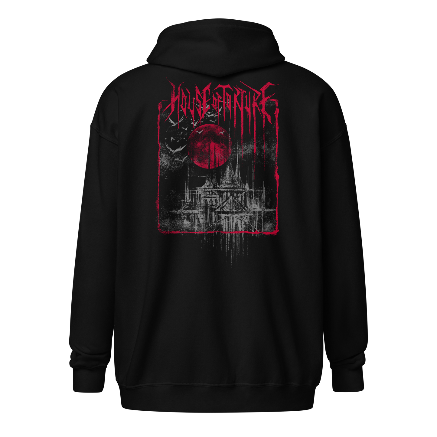 House of Torture - Red Moon Hoodie Hoodie PW Catalog