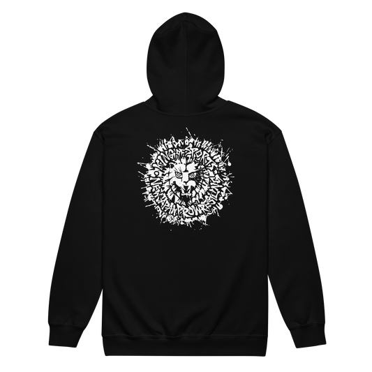 Lion Mark Zip-up Hoodie (2025 Black & White) Hoodie PW Catalog