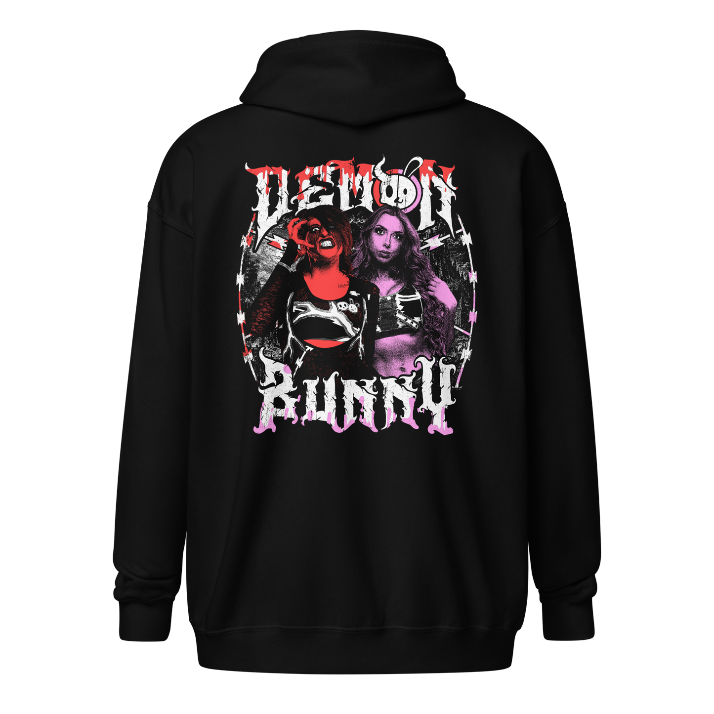 Demon Bunny "Dual Chaos" Zip Hoodie Zip Hoodie PW Catalog