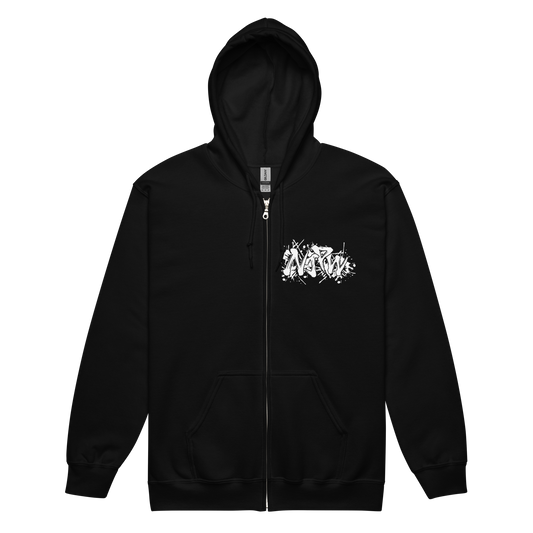 Lion Mark Zip-up Hoodie (2025 Black & White) Hoodie PW Catalog
