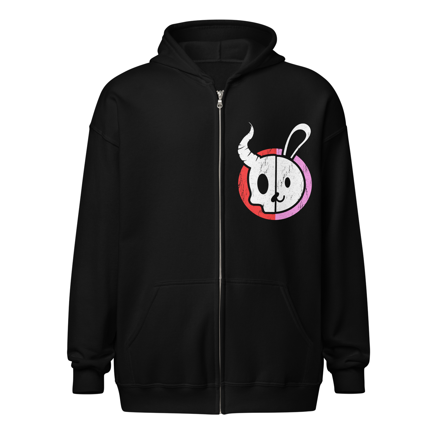 Demon Bunny "Dual Chaos" Zip Hoodie Zip Hoodie PW Catalog