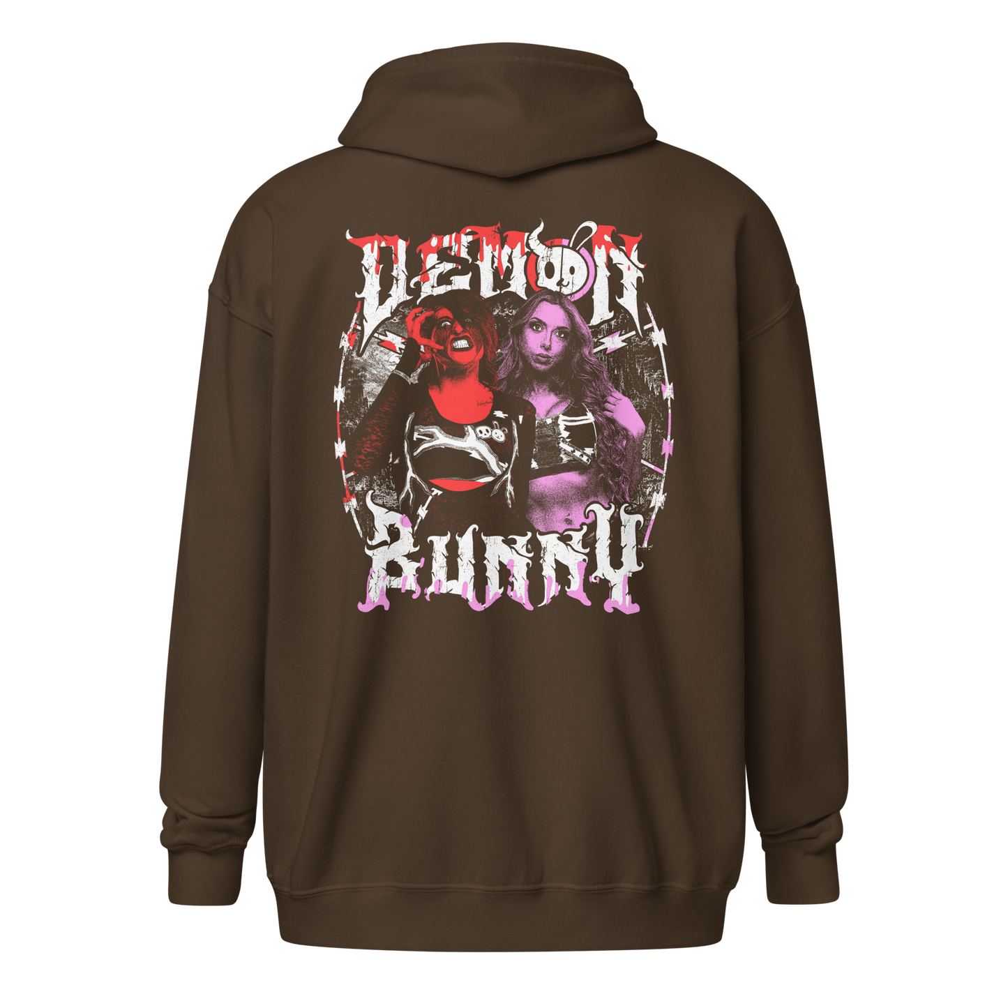 Demon Bunny "Dual Chaos" Zip Hoodie Zip Hoodie PW Catalog