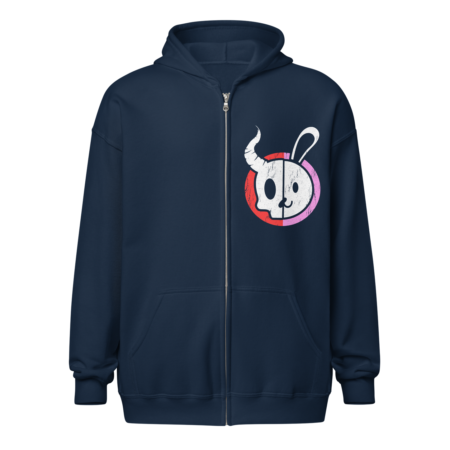 Demon Bunny "Dual Chaos" Zip Hoodie Zip Hoodie PW Catalog