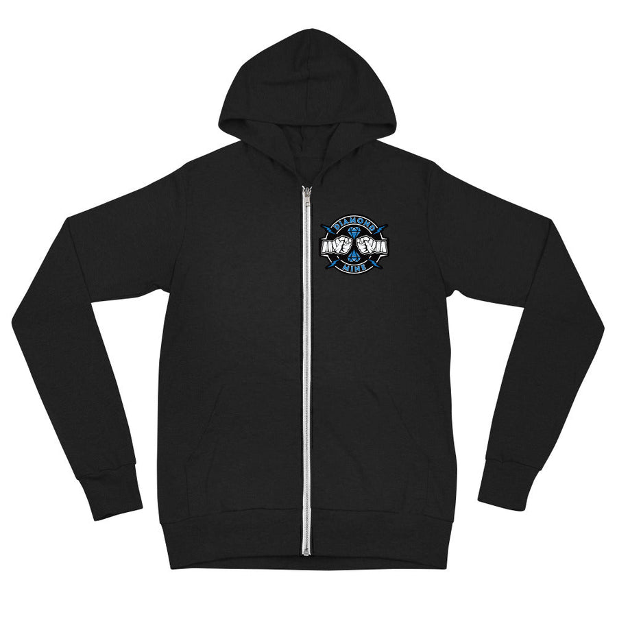 Diamond Mine Logo Zip Hoodie Sweatshirt