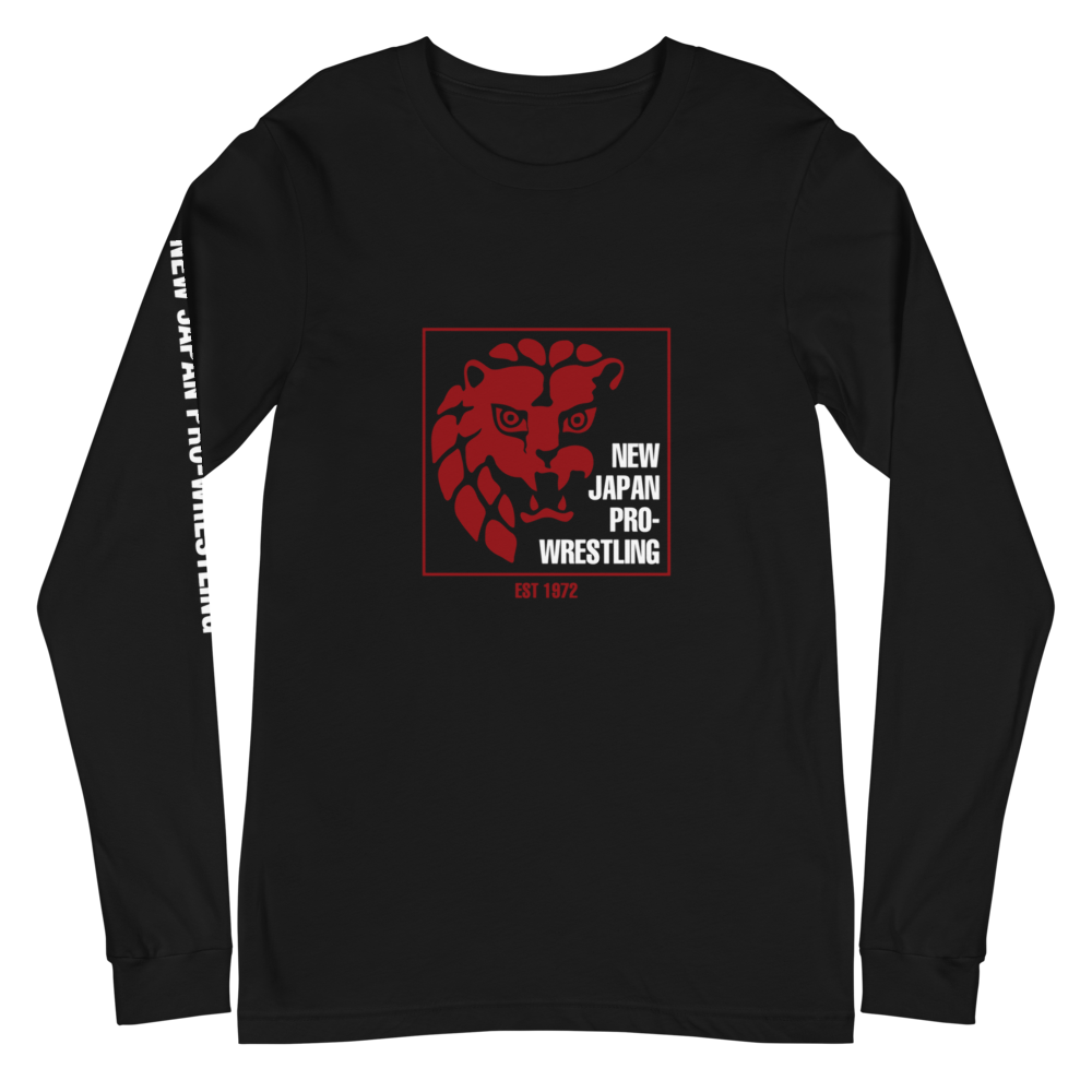 Lion Mark Square Long Sleeve Tee (Black) Shirts & Tops PW Catalog