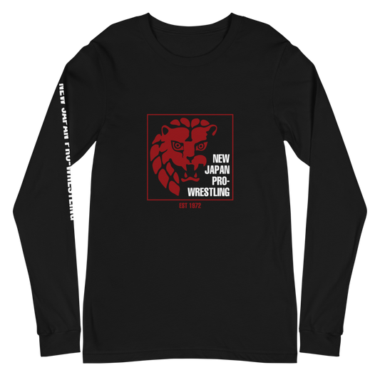 Lion Mark Square Long Sleeve Tee (Black) Shirts & Tops PW Catalog