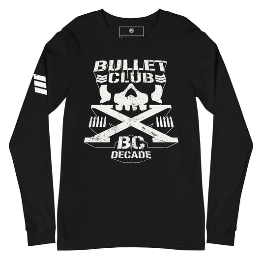 BULLET CLUB "BC DECADE" Long Sleeve T-shirt T-Shirt PW Catalog