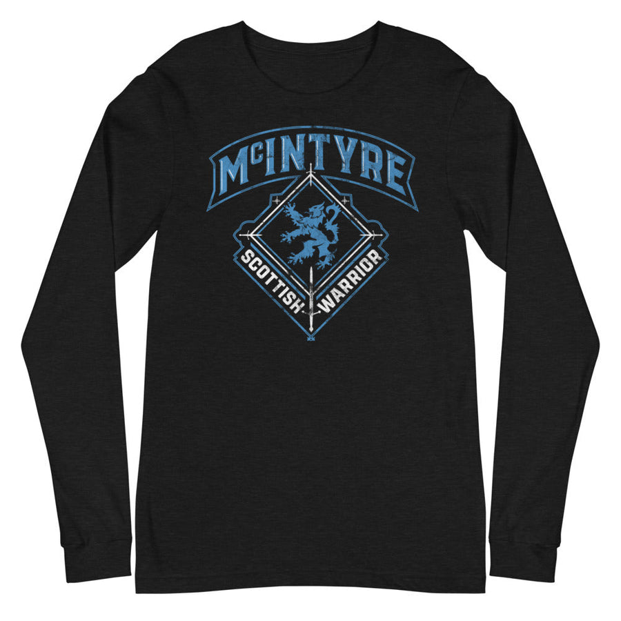 [Color:Black] Drew McIntyre "Scottish Warrior" Long Sleeve Shirt