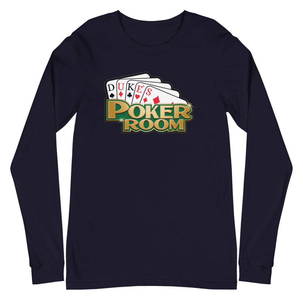 Duke Hudson "Duke's Poker Room" Long Sleeve Shirt