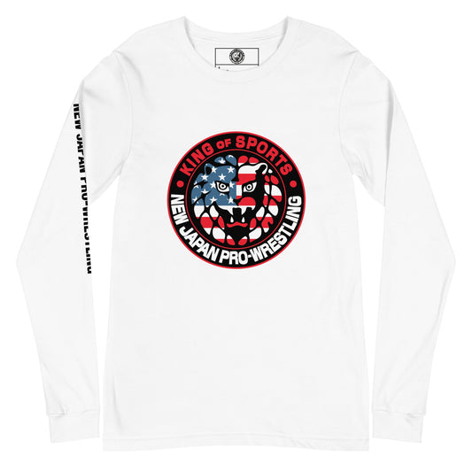 Lion Mark USA Long Sleeve T-shirt/ White T-Shirt PW Catalog