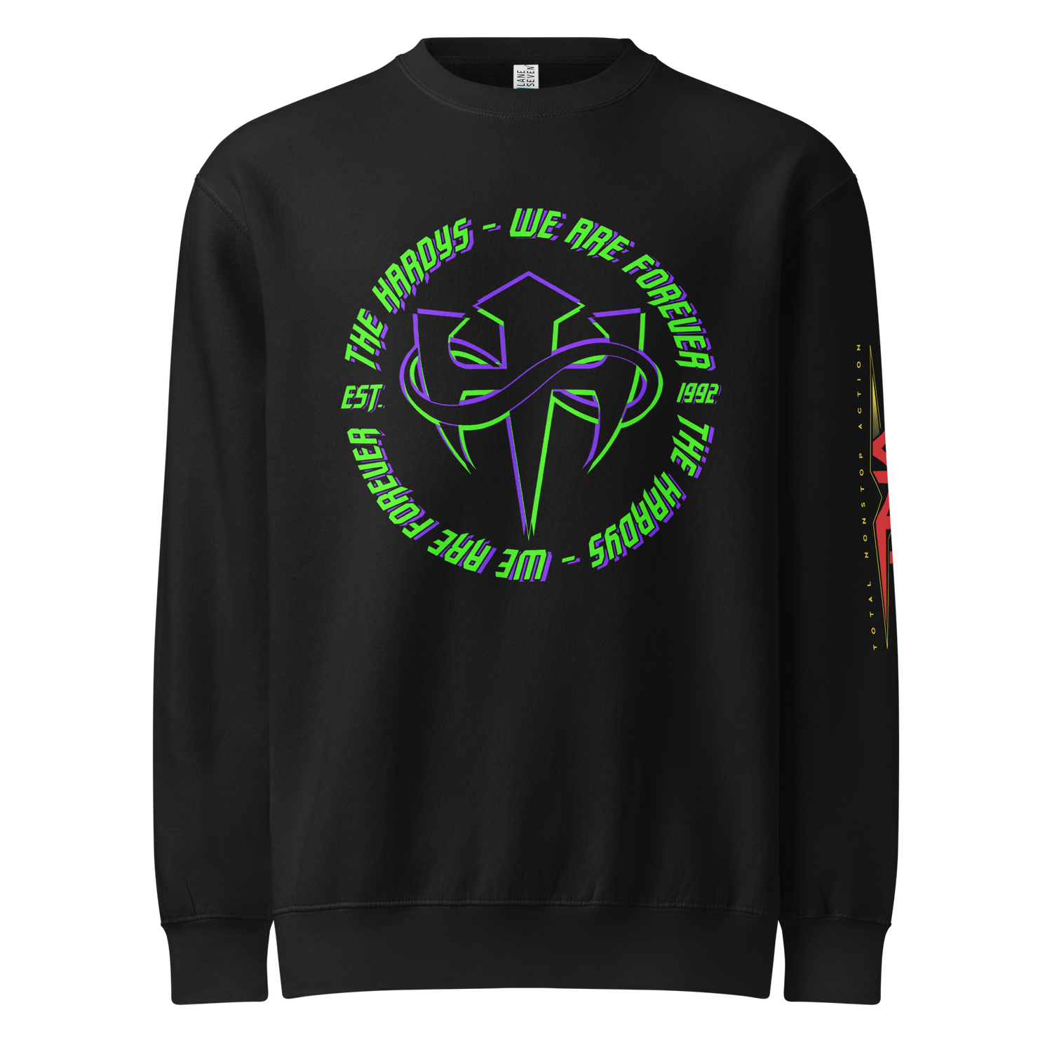 The Hardys "Neon Circle We Are Forever Logo" Sweatshirt Sweatshirt PW Catalog