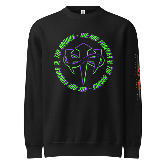The Hardys "Neon Circle We Are Forever Logo" Sweatshirt Sweatshirt PW Catalog
