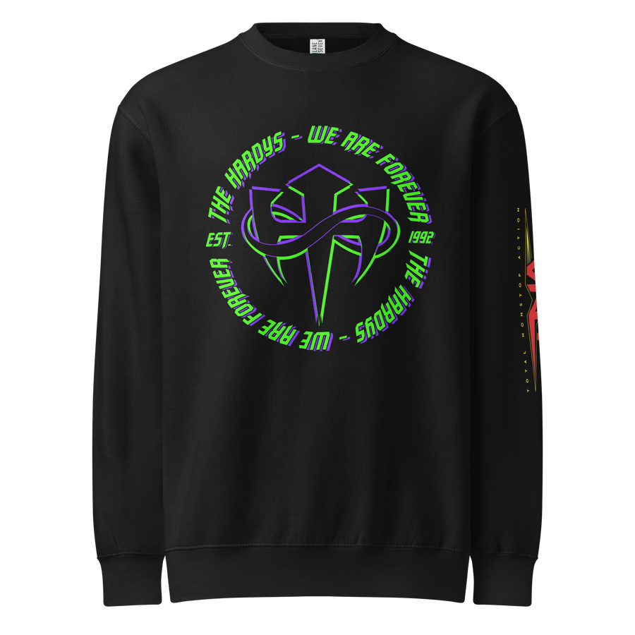 The Hardys "Neon Circle We Are Forever Logo" Sweatshirt Sweatshirt PW Catalog