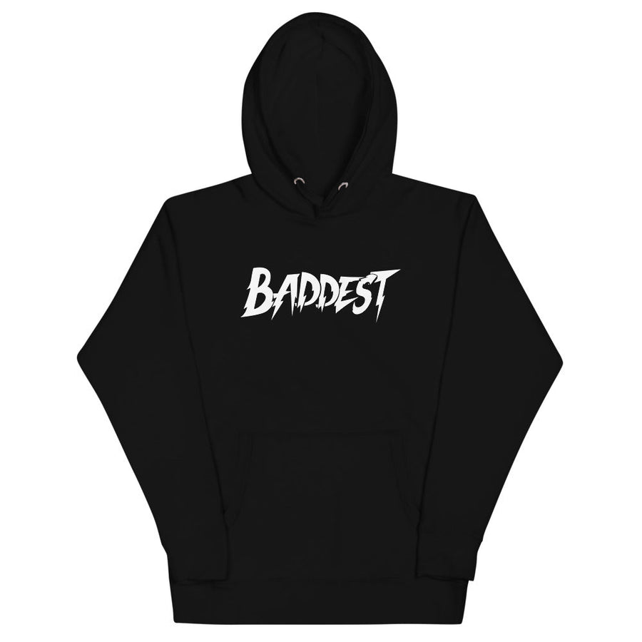 [Color:Black] Ronda Rousey "Baddest" Pullover Hoodie Sweatshirt