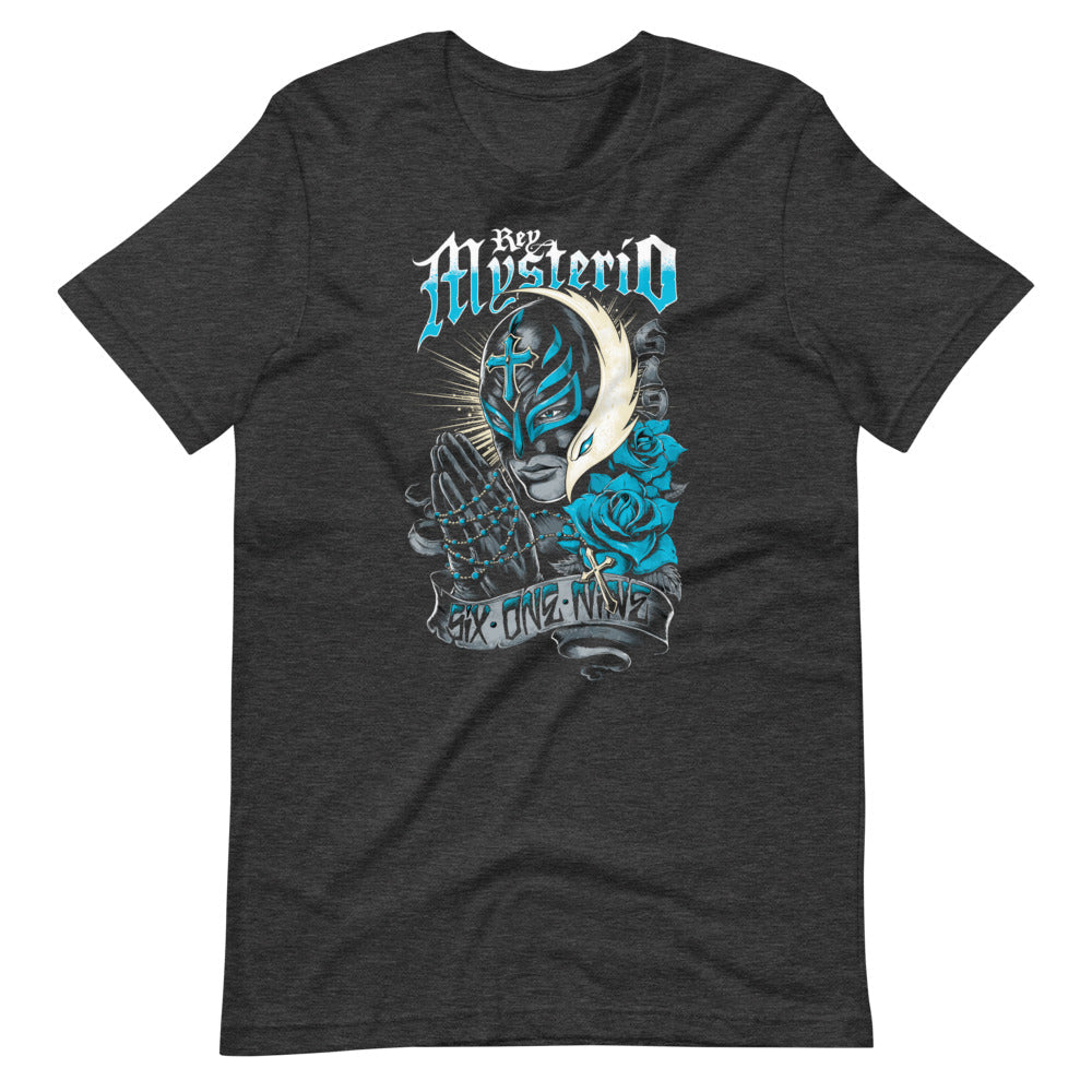 [Color:Dark Grey Heather] Rey Mysterio "Six-One-Nine" T-Shirt