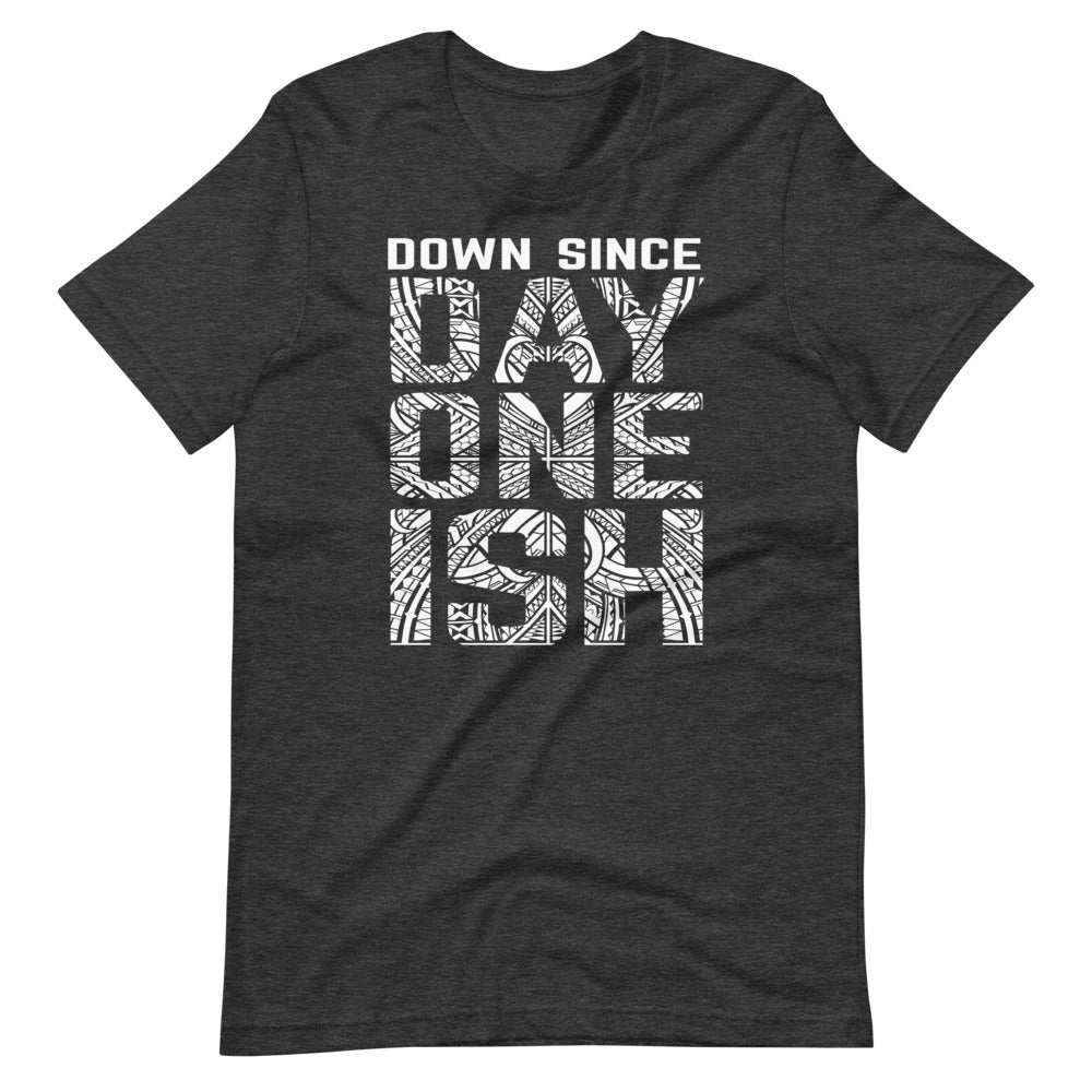 [Color:Dark Grey Heather] The Usos 'Down Since Day One Ish" T-Shirt