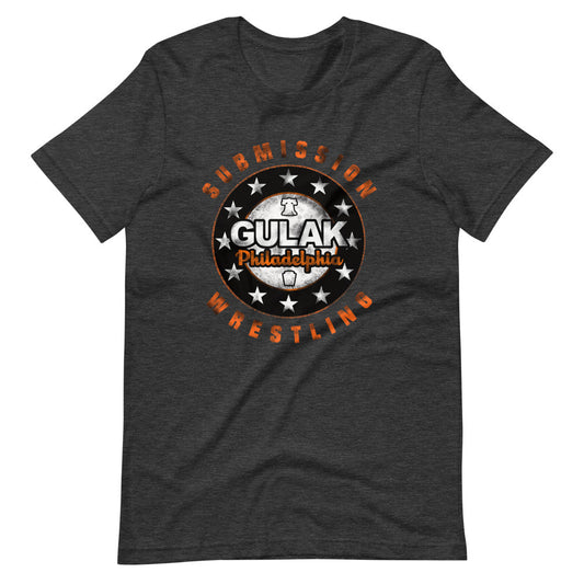 [Color:Dark Grey Heather] Drew Gulak "Submission Wrestling" T-Shirt