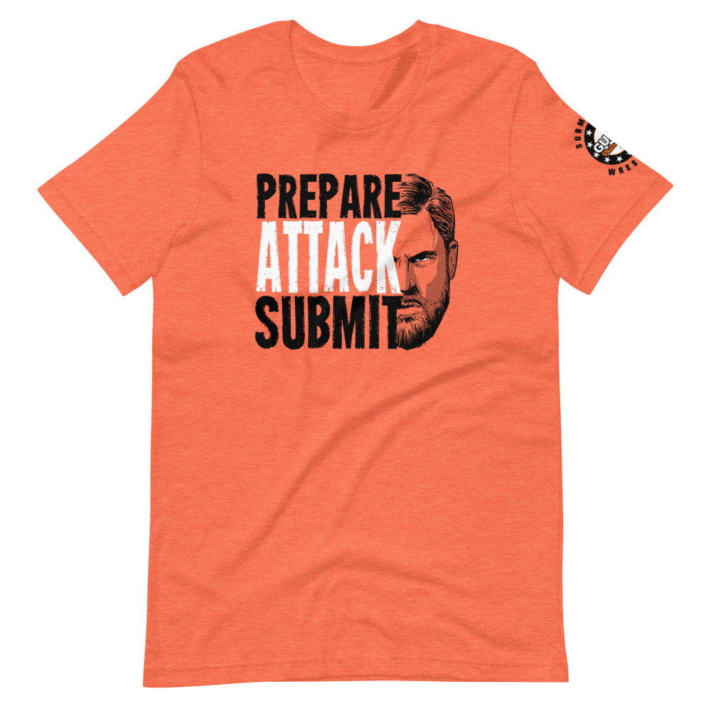 Drew Gulak "Prepare Attack Submit" T-Shirt
